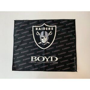 Las Vegas Raiders Boyd Gaming Microfiber Towel 15" X 15" Swag Rally Rag RA10118